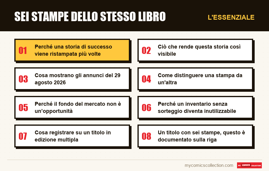 L'essenziale : Sei stampe dello stesso libro