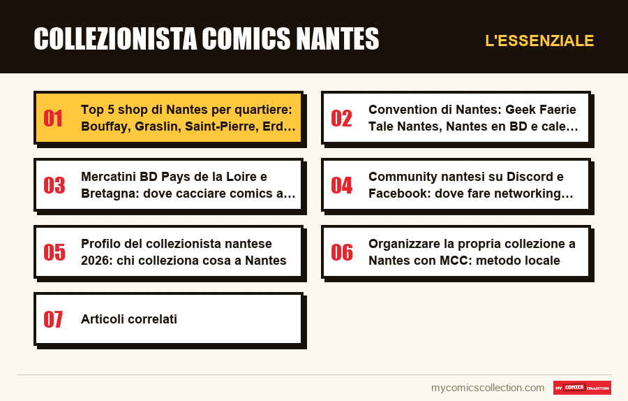 L'essenziale : Collezionista comics Nantes