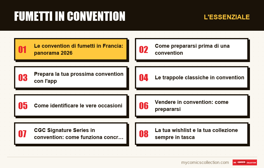 L'essenziale : Fumetti in convention
