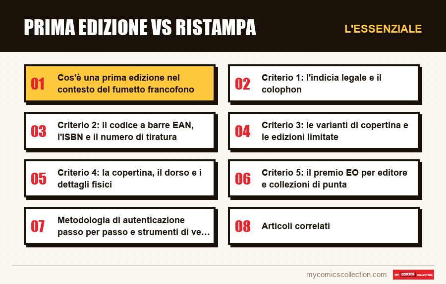 L'essenziale : Prima edizione vs ristampa
