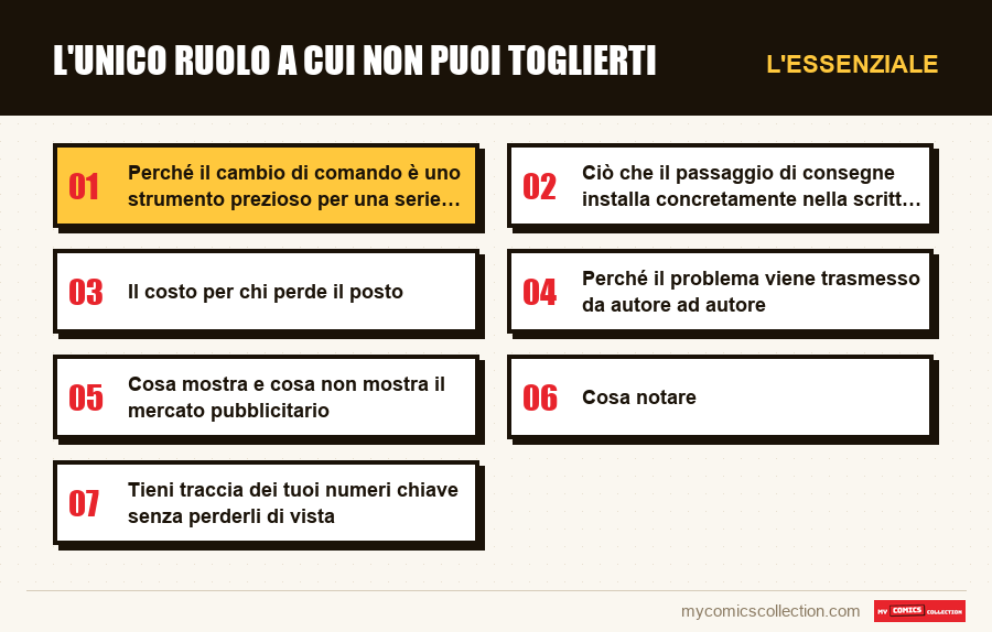 L'essenziale : L'unico ruolo a cui non puoi toglierti