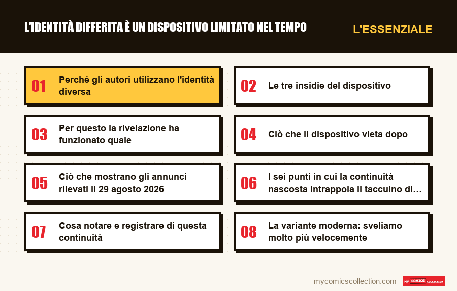 L'essenziale : L'identità differita è un dispositivo limitato nel tempo