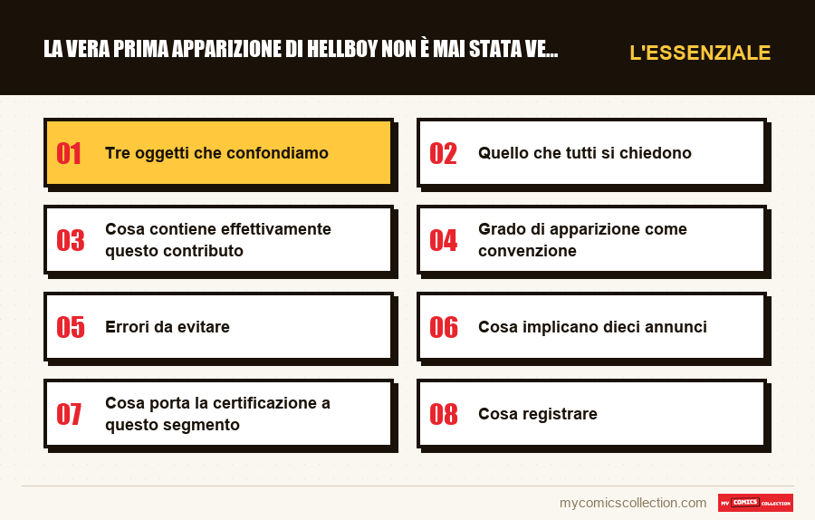 L'essenziale : La vera prima apparizione di Hellboy non è mai stata venduta