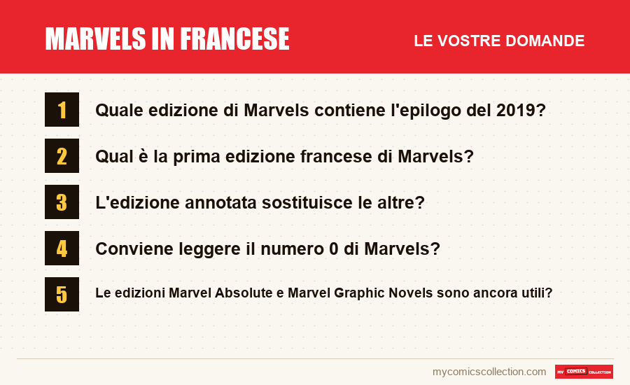 Marvels in francese: le domande frequenti a cui risponde questo articolo