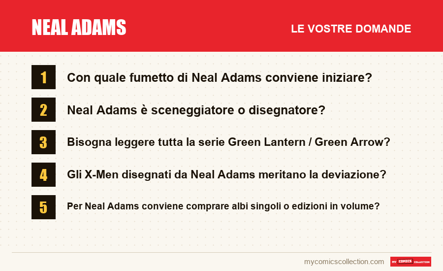 Neal Adams: le domande frequenti a cui risponde questo articolo