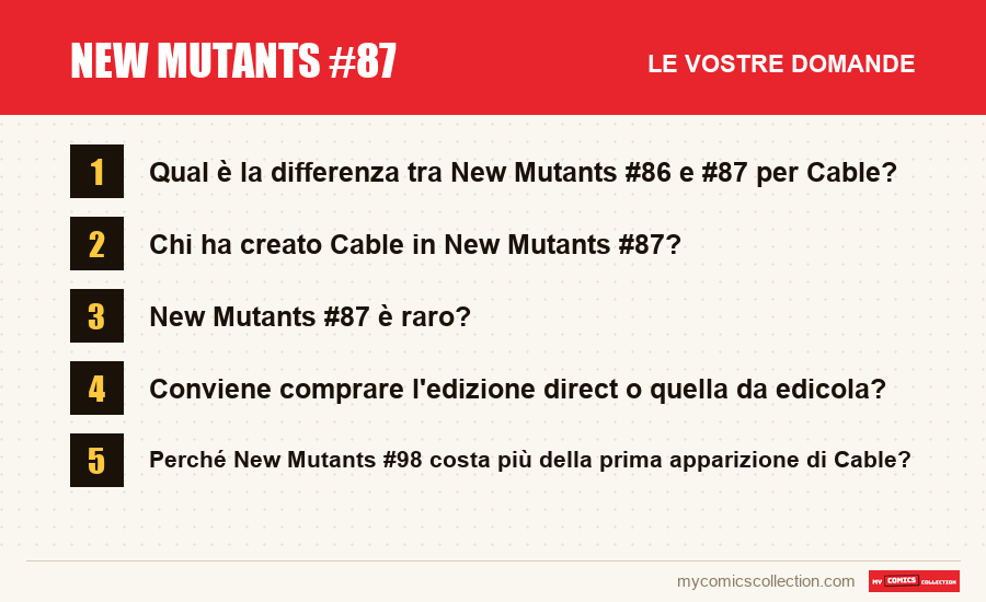 New Mutants #87: le domande frequenti a cui risponde questo articolo