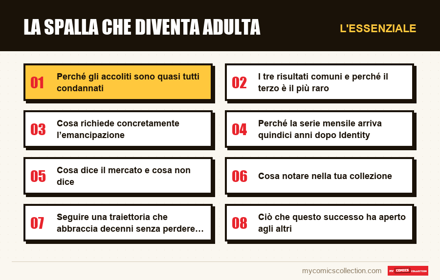 L'essenziale : La spalla che diventa adulta