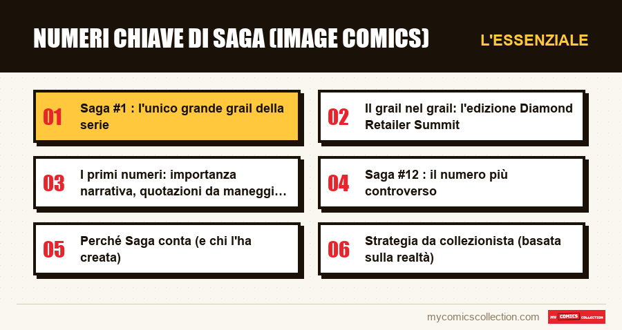 L'essenziale : Numeri chiave di Saga (Image Comics)