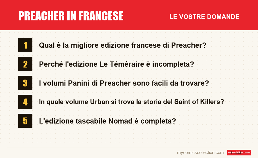 Preacher in francese: le domande frequenti a cui risponde questo articolo