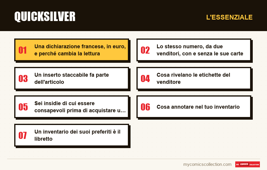 L'essenziale : Quicksilver