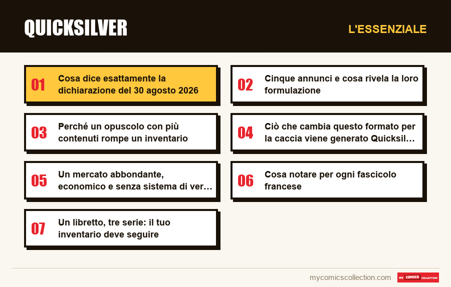 L'essenziale : Quicksilver
