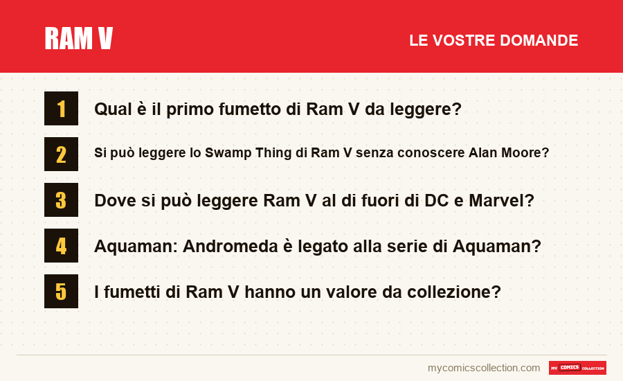 Ram V: le domande frequenti a cui risponde questo articolo