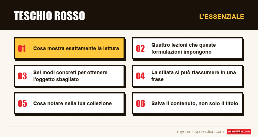 L'essenziale : Teschio Rosso