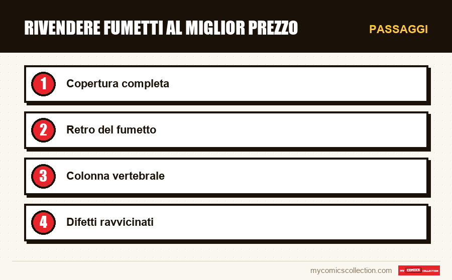 Passaggi : Rivendere fumetti al miglior prezzo