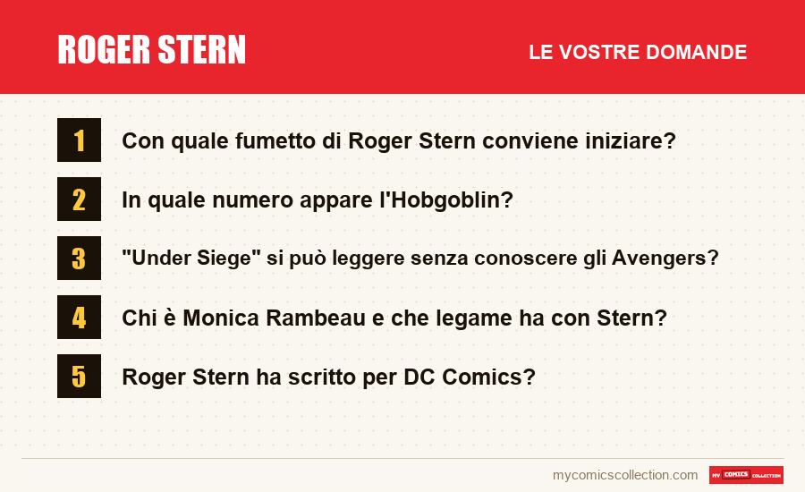 Roger Stern: le domande frequenti a cui risponde questo articolo