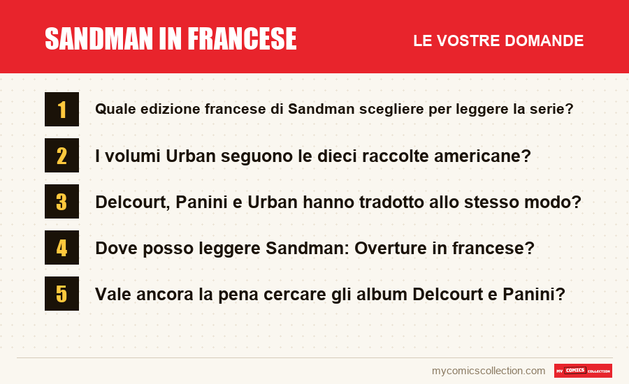 Sandman in francese: le domande frequenti a cui risponde questo articolo