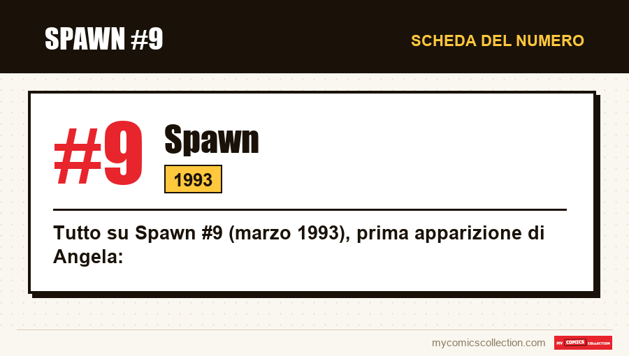 Scheda di Spawn #9: numero, anno e perché è un numero chiave