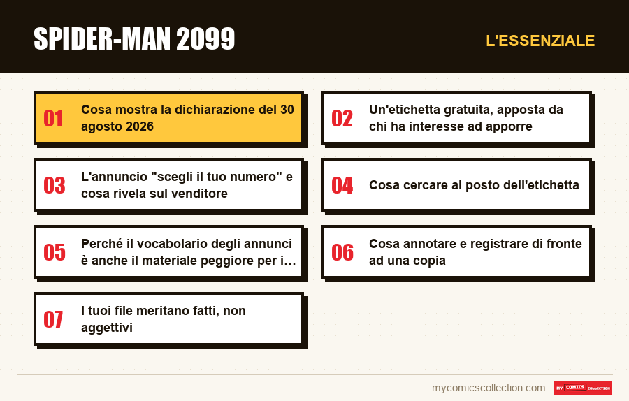 L'essenziale : Spider-Man 2099