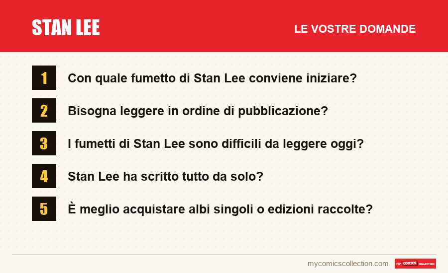 Stan Lee: le domande frequenti a cui risponde questo articolo