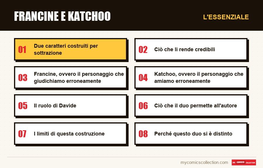 L'essenziale : Francine e Katchoo