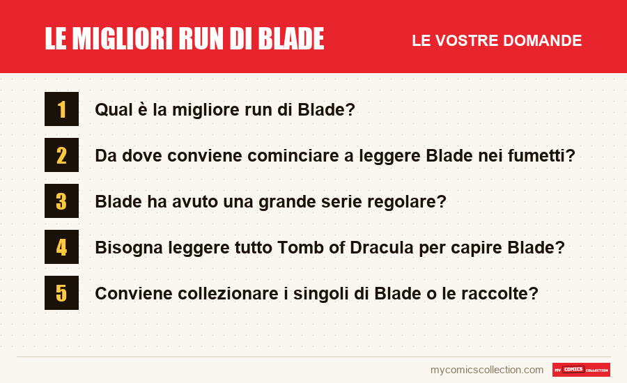 Le migliori run di Blade: le domande frequenti a cui risponde questo articolo