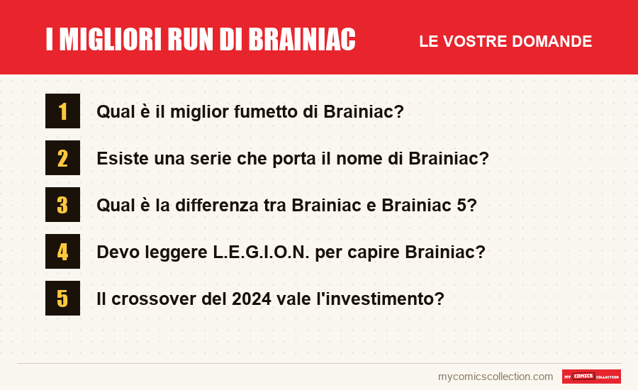 I migliori run di Brainiac: le domande frequenti a cui risponde questo articolo