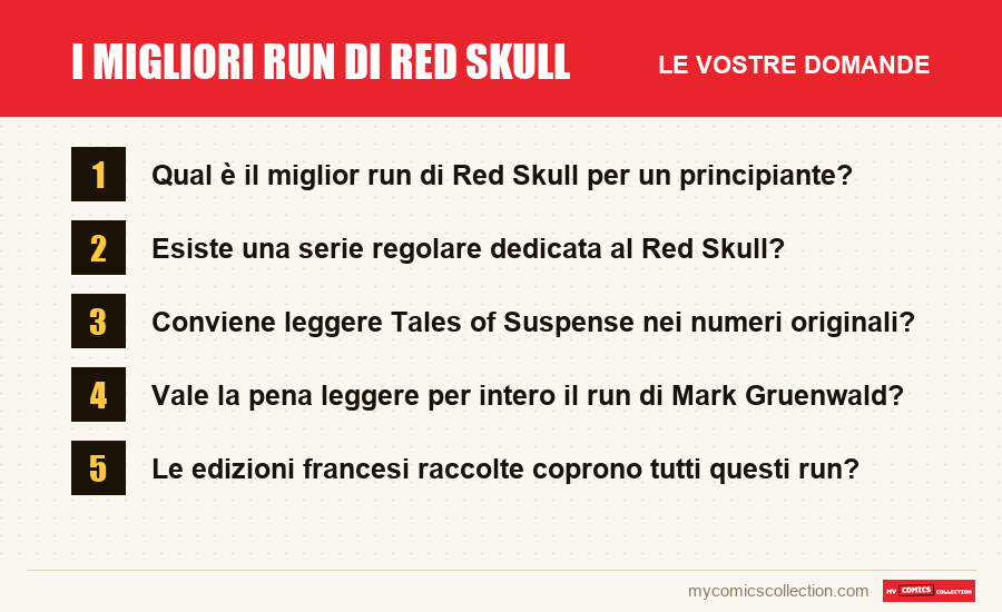 I migliori run di Red Skull: le domande frequenti a cui risponde questo articolo