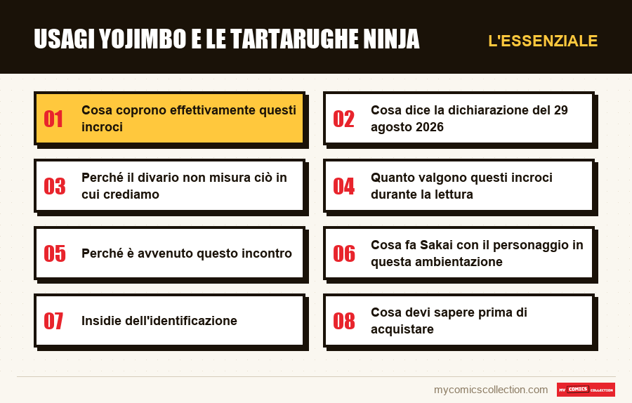 L'essenziale : Usagi Yojimbo e le Tartarughe Ninja