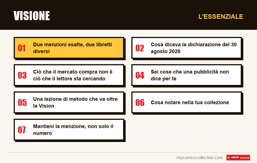 L'essenziale : Visione