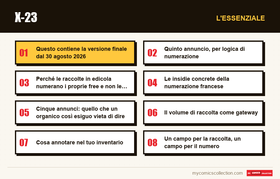 L'essenziale : X-23