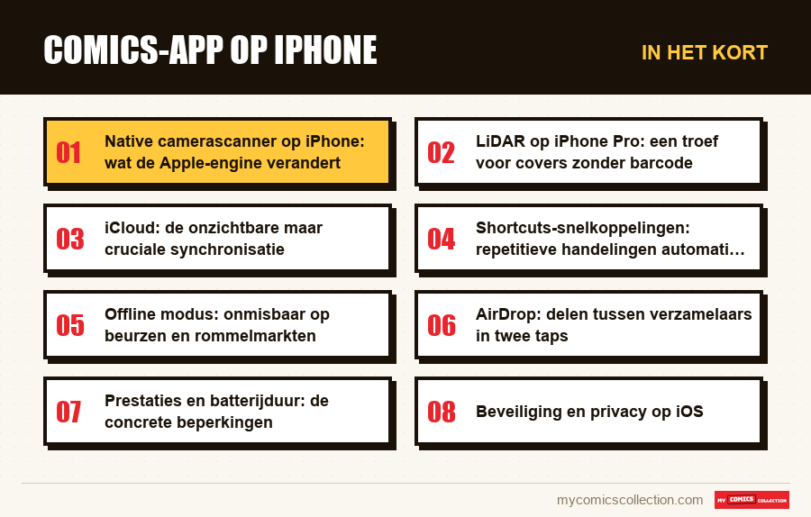In het kort : Comics-app op iPhone