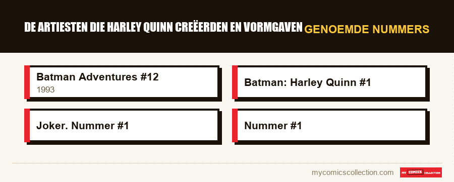 Genoemde nummers : De artiesten die Harley Quinn creëerden en vormgaven