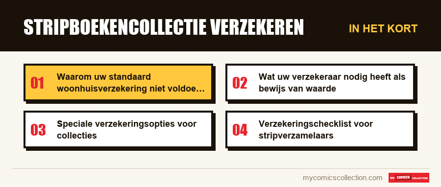 In het kort : Stripboekencollectie verzekeren
