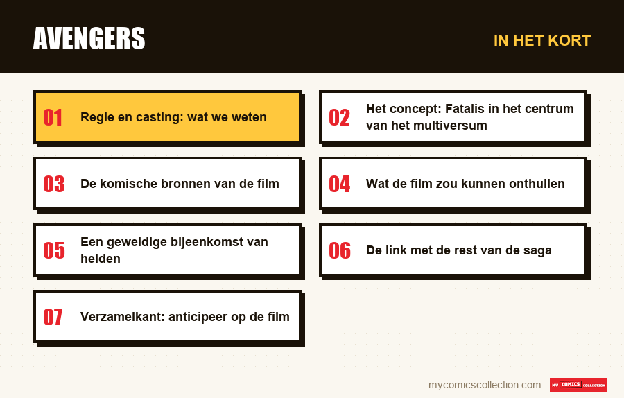 In het kort : Avengers