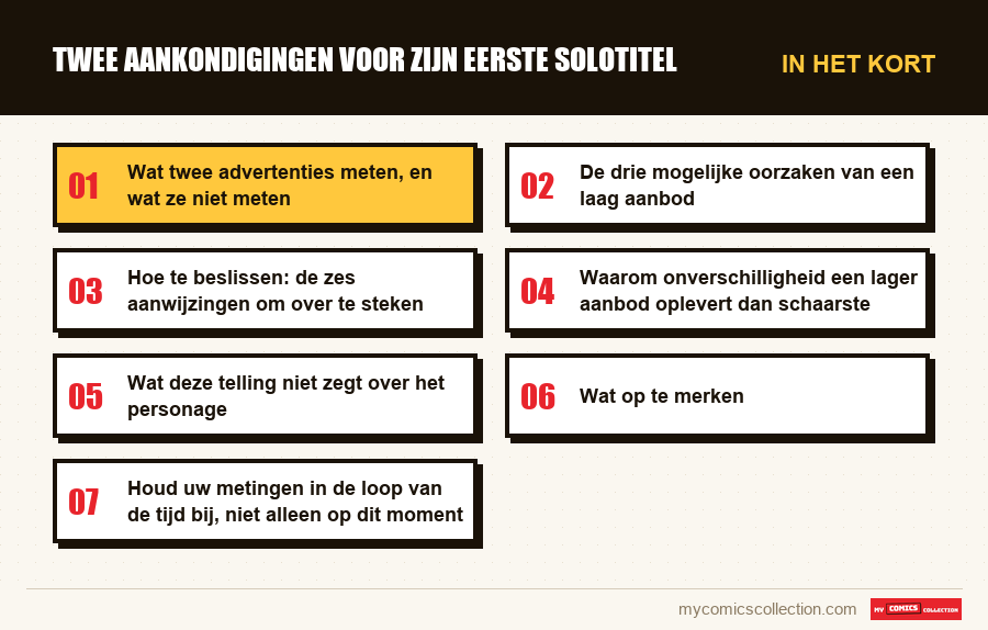 In het kort : Twee aankondigingen voor zijn eerste solotitel