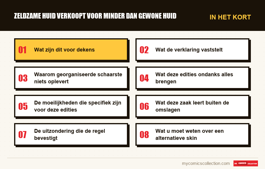 In het kort : Zeldzame huid verkoopt voor minder dan gewone huid