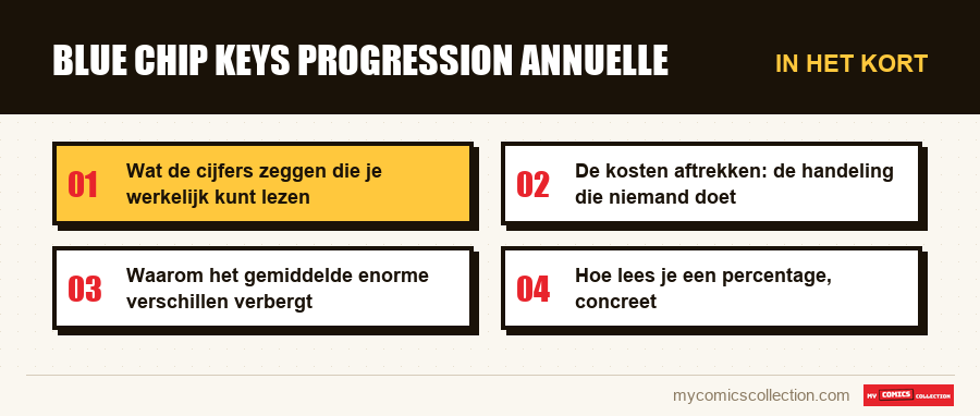 In het kort : blue chip keys progression annuelle