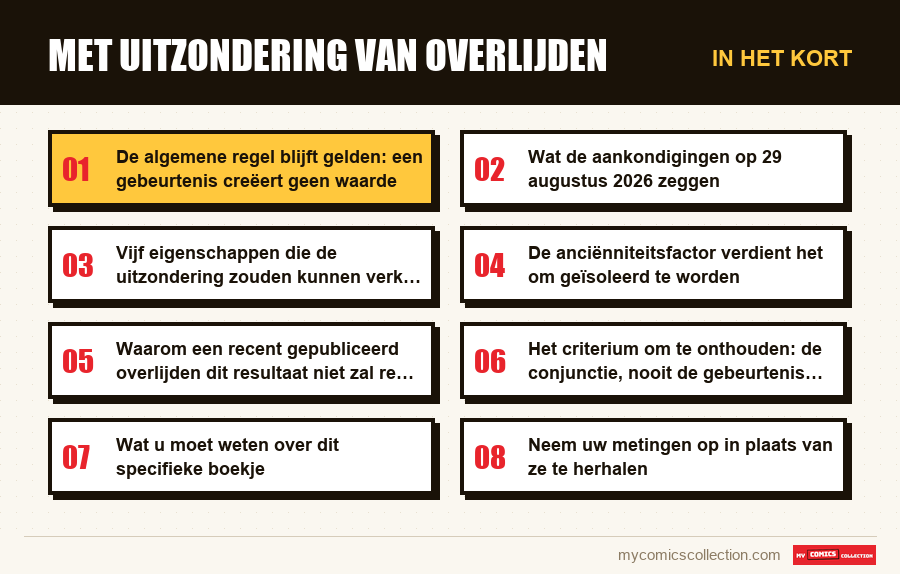 In het kort : Met uitzondering van overlijden
