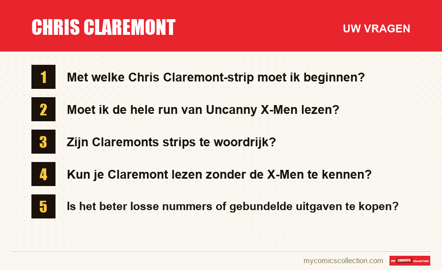 Chris Claremont: de veelgestelde vragen die dit artikel beantwoordt
