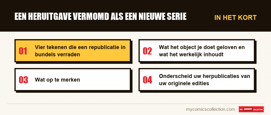 In het kort : Een heruitgave vermomd als een nieuwe serie