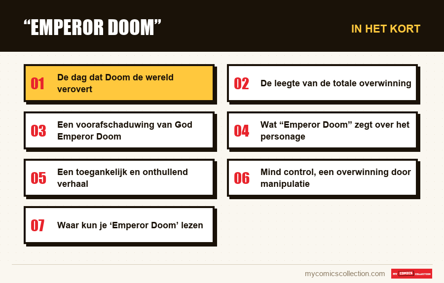 In het kort : “Emperor Doom”