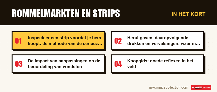 In het kort : Rommelmarkten en strips