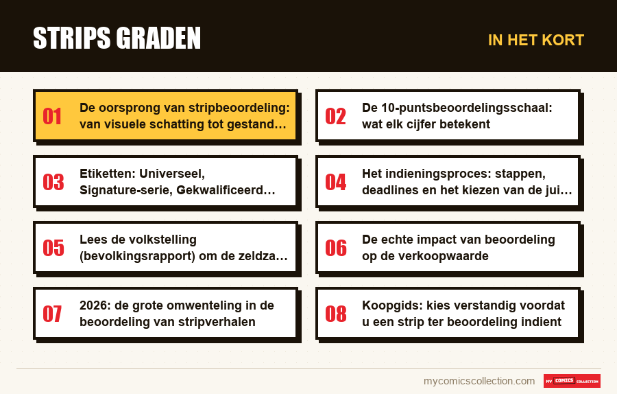 In het kort : Strips graden