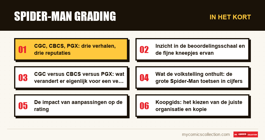 In het kort : Spider-Man grading