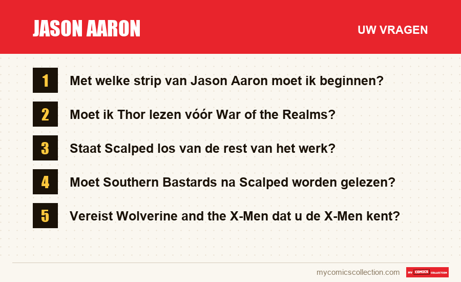 Jason Aaron: de veelgestelde vragen die dit artikel beantwoordt
