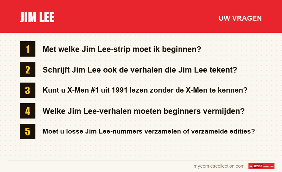 Jim Lee: de veelgestelde vragen die dit artikel beantwoordt