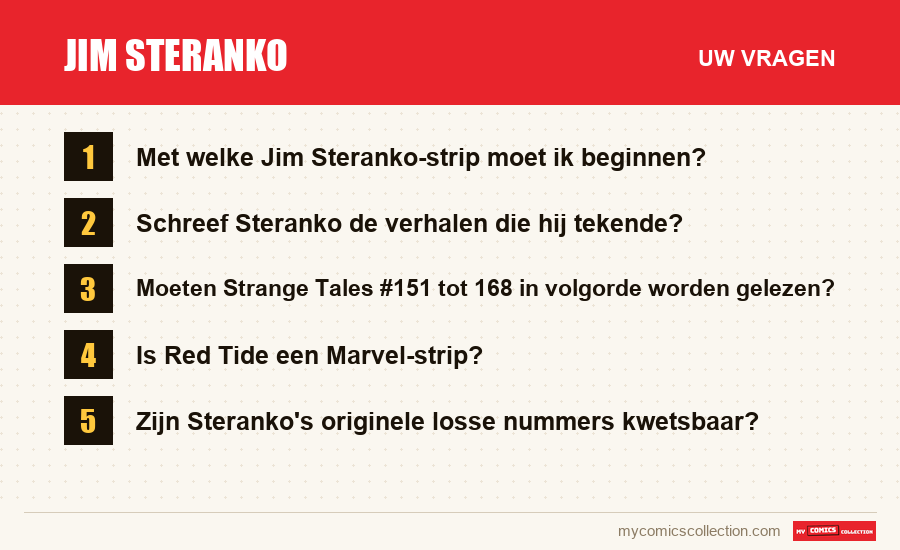Jim Steranko: de veelgestelde vragen die dit artikel beantwoordt