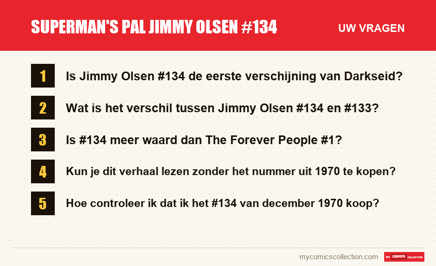 Superman's Pal Jimmy Olsen #134: de veelgestelde vragen die dit artikel beantwoordt