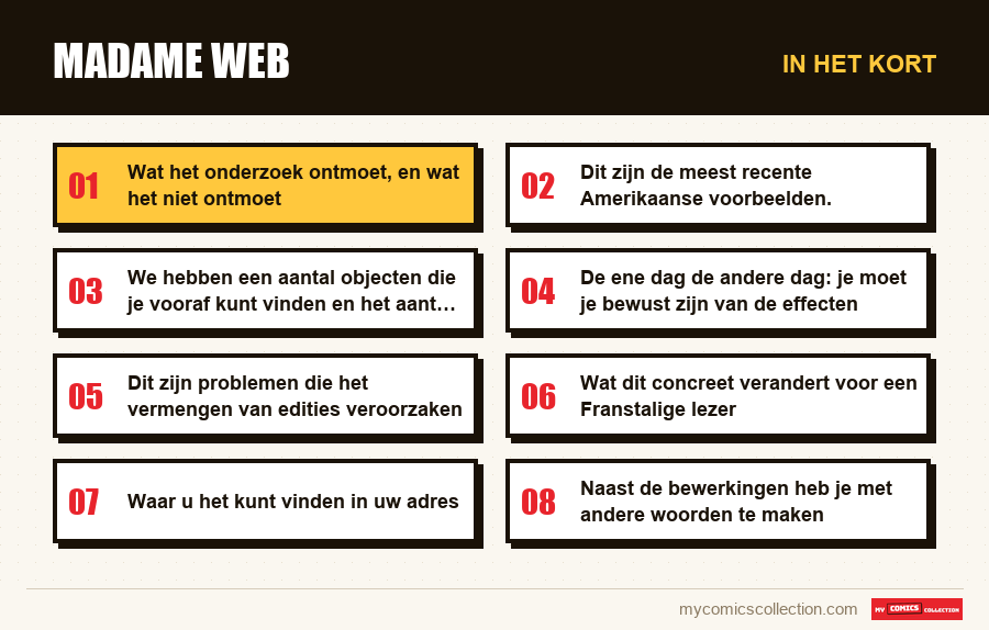 In het kort : Madame Web