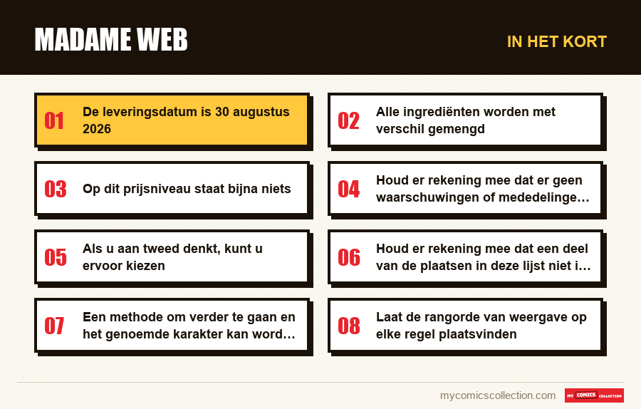 In het kort : Madame Web